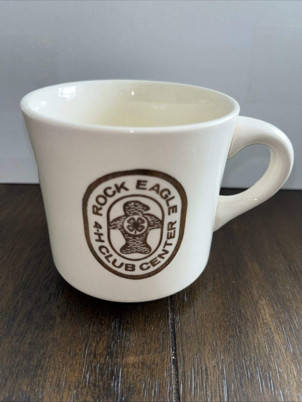 BSA 1970’s Boy Scouts: Rock Eagle 4-H : WC Bunting Pottery Coffee Mug USA